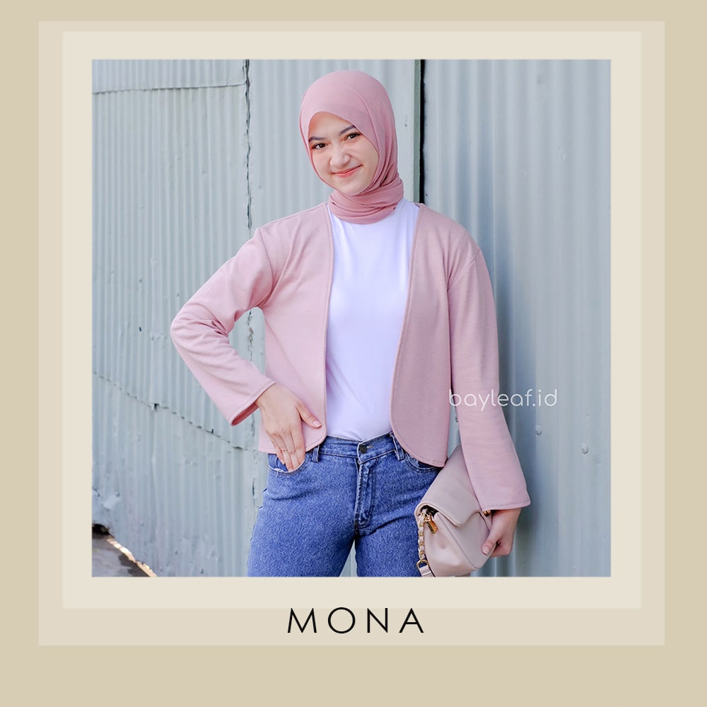 MONA CROP-SIMPLE BLAZER BY BAYLEAF.ID