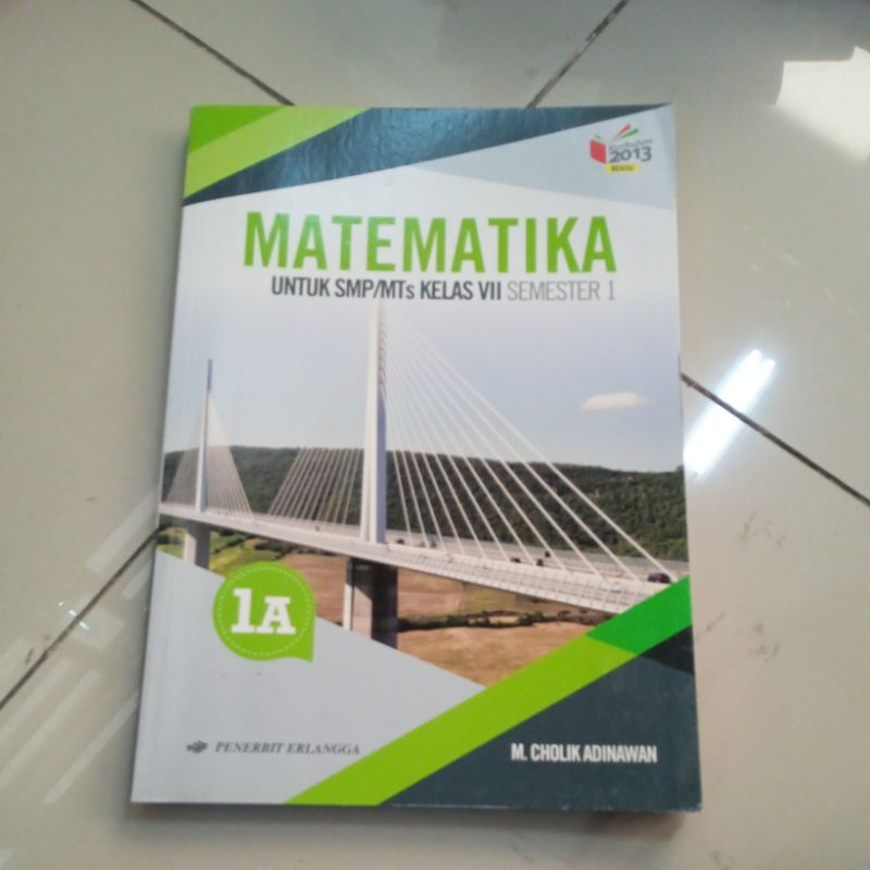 Matematika SMP 1A kelas 7Erlangga.