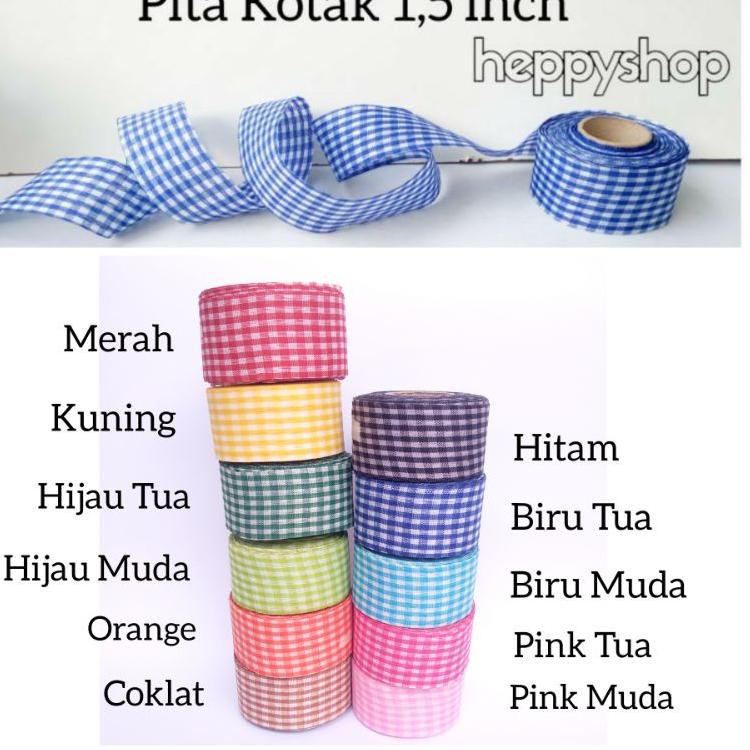

Pita Kotak 1,5 inch, Pita Motif Kotak ☑☍ →