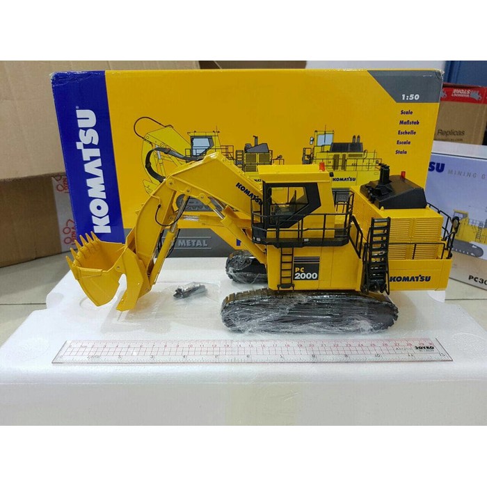 Diecast Miniatur Alat Berat Tambang Excavator Komatsu Pc00 8 Front Shovel Original Harga Murah Shopee Indonesia