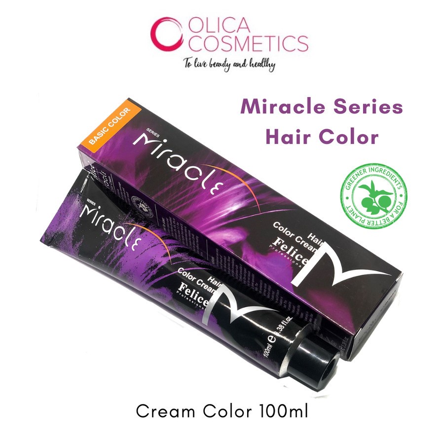 Felice Hair Color Miracle Series 100ml (42 Pilihan warna)