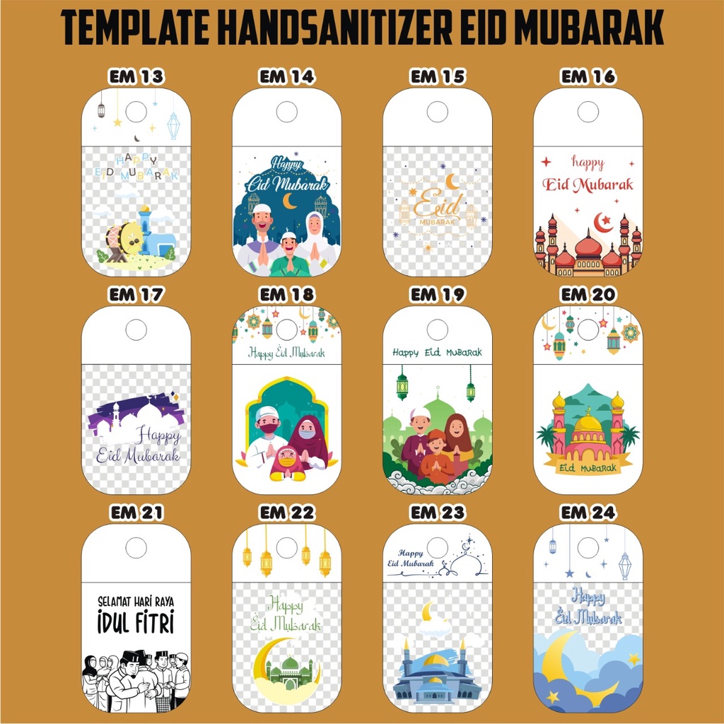 Idul Fitri/ Lebaran / Ramadhan Souvenir Hand Sanitizer spray Custom 45ml