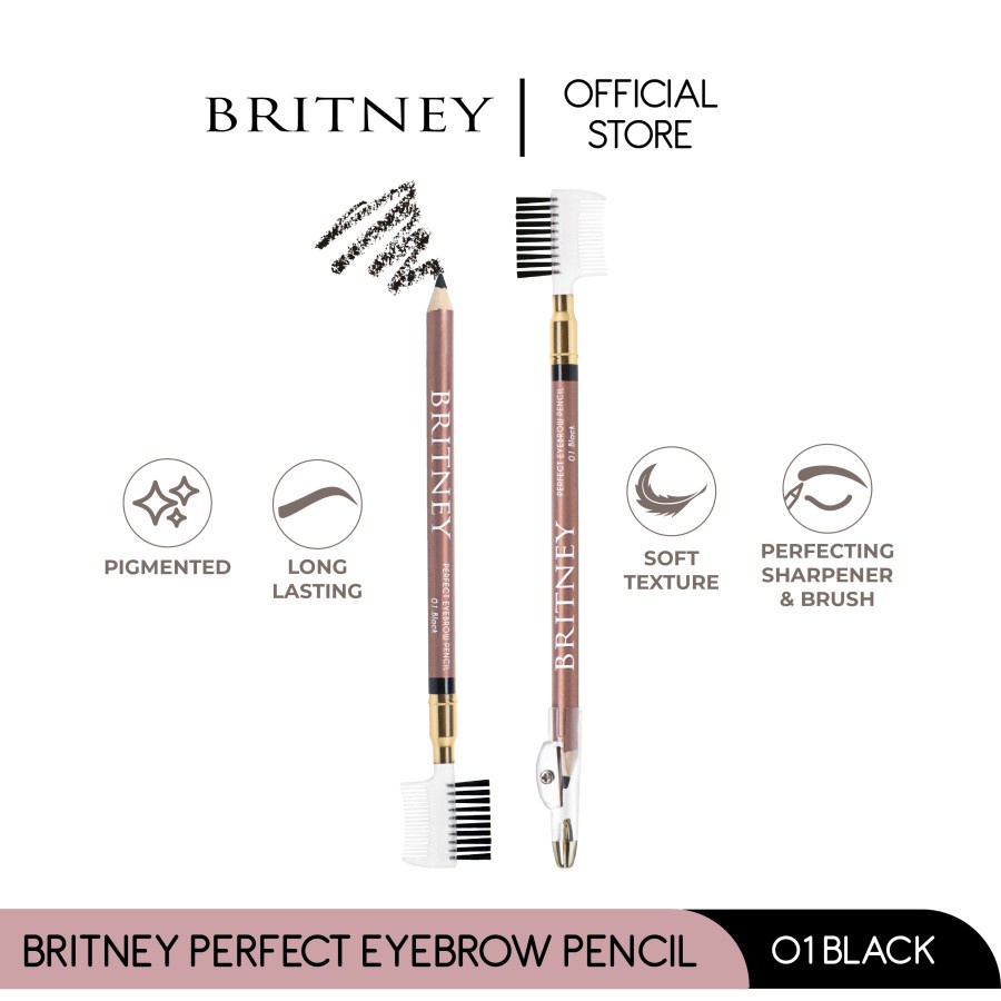 Britney Perfect EyeBrow Pencil Pensil Alis BPOM