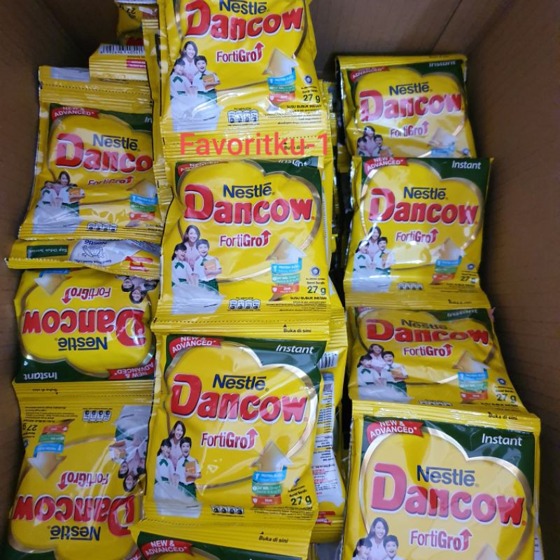 

Susu Bubuk DANCOW Putih Fortigro 27 gr. 1 Renteng Isi 10 Sachet