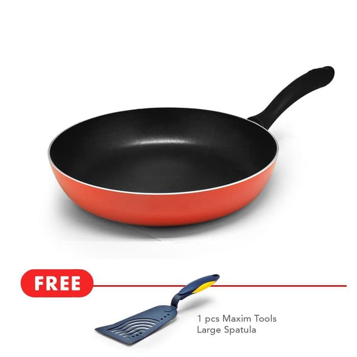 Maxim Eleganza Wajan Teflon 28cm Hijau Sage