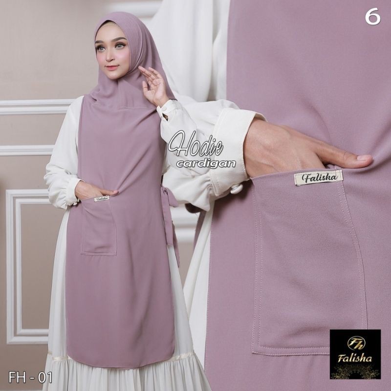 Hijab Jilbab Instan HODIE CARDIGAN Ceruty Premium Babydoll