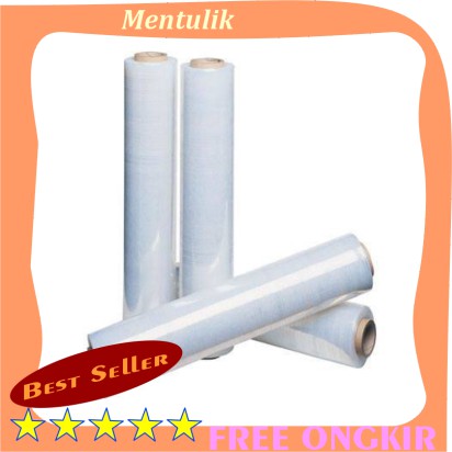 

HOT PROMO !!! PLASTIK WRAPPING STRECTH FILM LEBAR 50CM GULLUNGAN 150M
