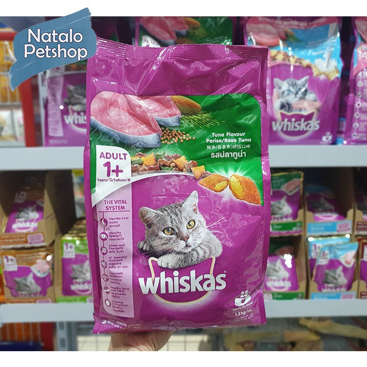 Whiskas Adult Tuna 1.2KG / Dry Food / Makanan Kering Kucing