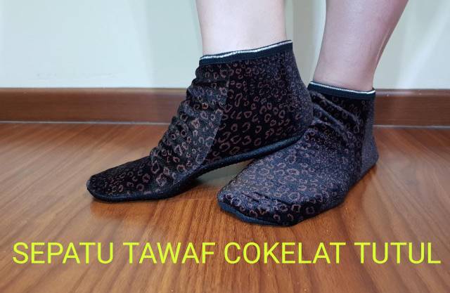 KAOS KAKI SEPATU TAWAF TINGGI BELUDRU HAJI UMROH SDR-1