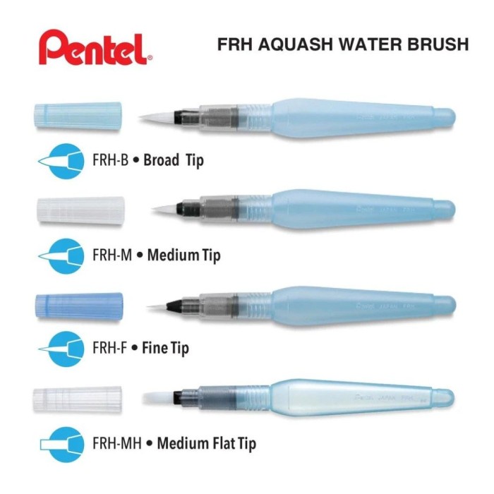 

PENTEL Aquash Water Brush / Waterbrush / Kuas Cat Air - Medium Mini
