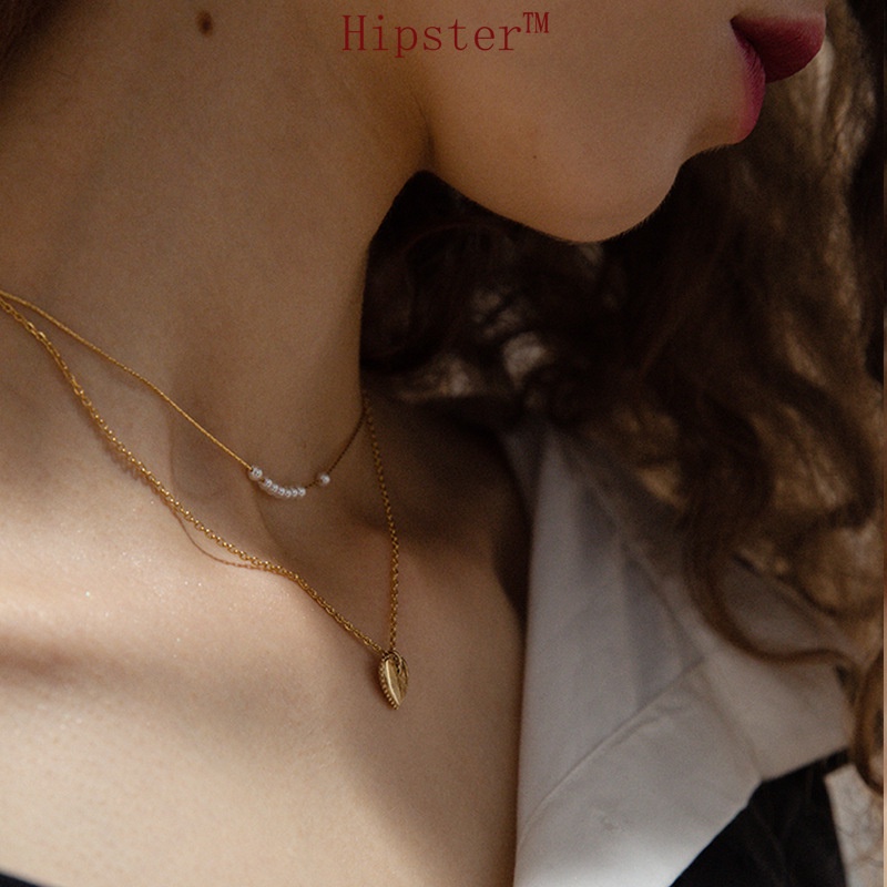 French Niche Natural Pearl Necklace Cold Style Light Luxury Necklace