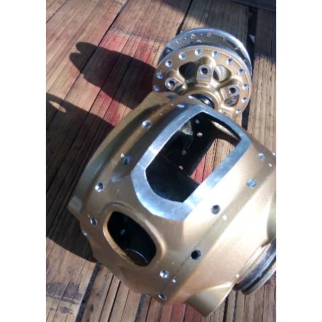 Tromol depan belakang tiger revo ori