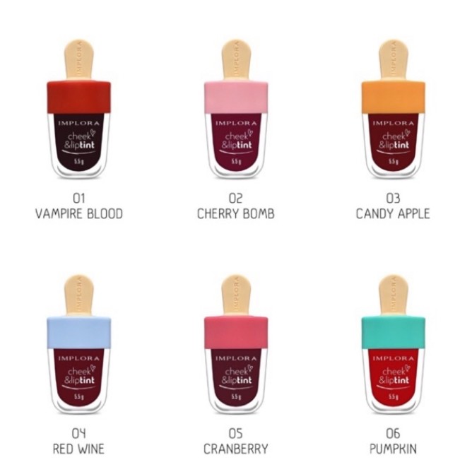 IMPLORA LIP TINT LENGKAP TERBARU N TERLARIS