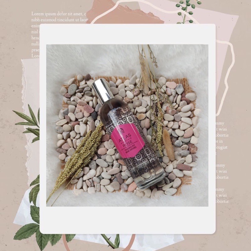 ATLAS MOUNTAIN ROSE - parfum the body shop reject original with paper bag