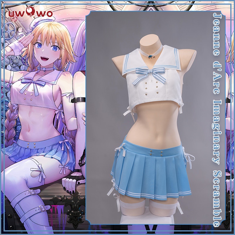 PREORDER UWOWO Game Fate Grand Order/FGO Imaginary Scramble Jeanne d'Arc Cosplay Costume New Year Ou