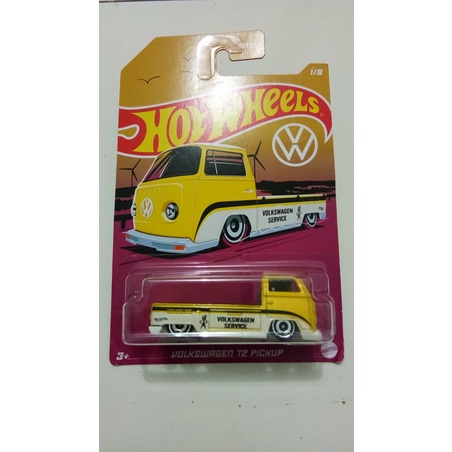 Hot Wheels VW Seris Volkswagen T2 Pickup 1/8 Kuning