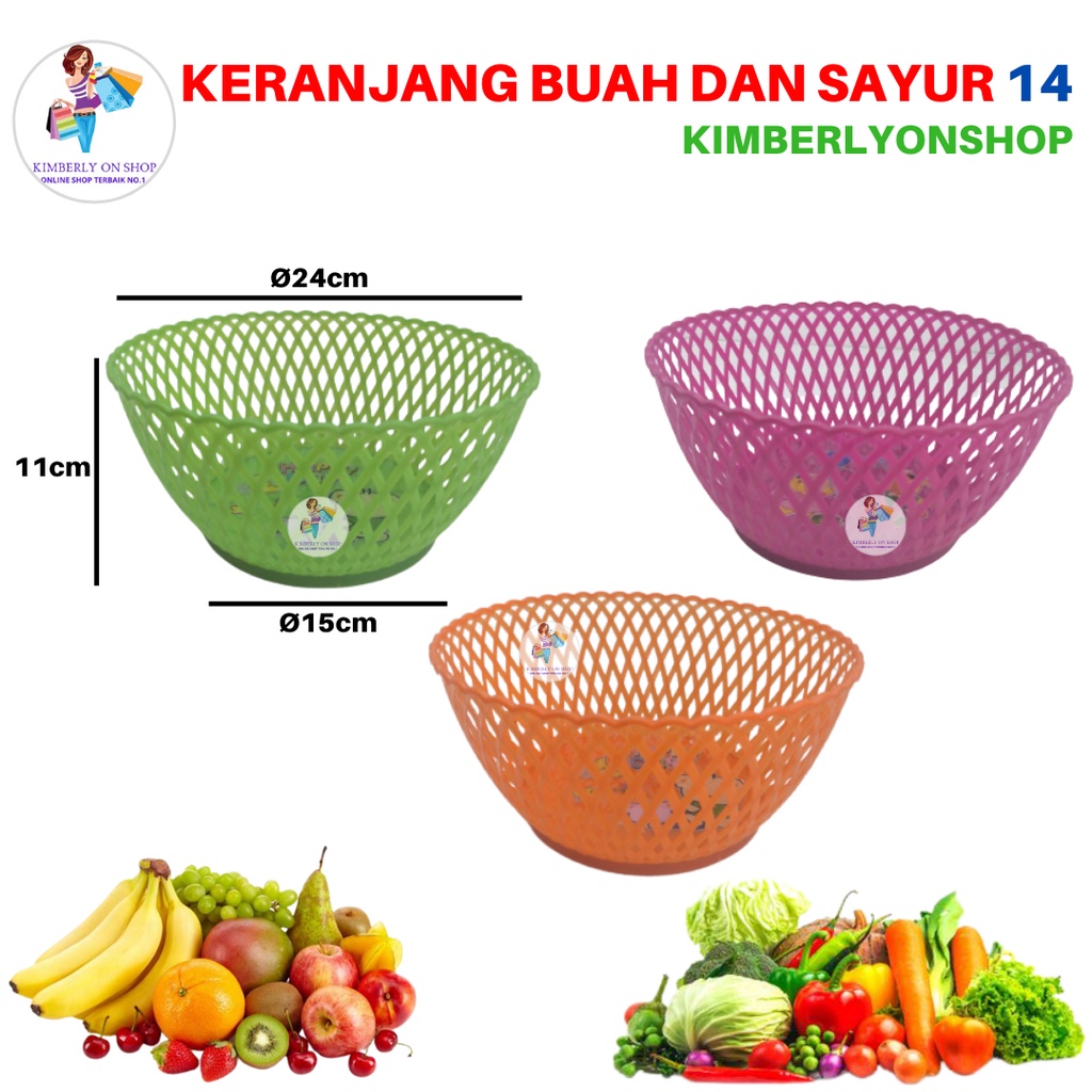 Keranjang Buah Dan Sayur Plastik Bakul Telur Besek Plastik Wakul 14