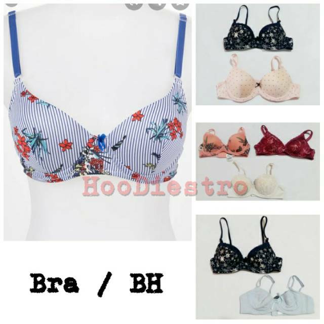 HooDiestro - Nevada Bra BH Kawat Wanita Size 32 34