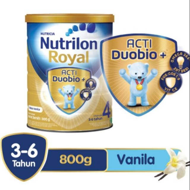 

Nutrilon Royal Acti Duobio 4 800gr Rasa Vanila