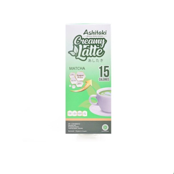 Ashitaki Creamy Latte Matcha 120gr (5x24gr) - Teh Rendah Kalori