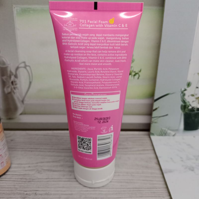 FACIAL FOAM COLLAGEN 701 Original Bpom