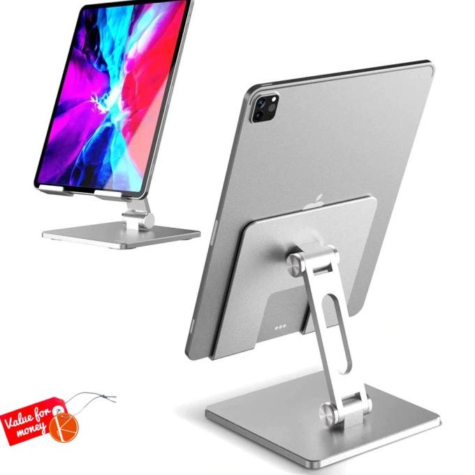 Promo Stand Holder Ipad Tablet Meja Kasir Aluminum