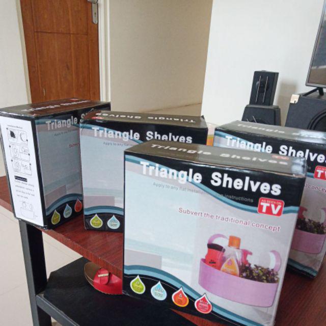 Rak Sudut Tempel Tanpa Bor Tanpa Paku Rak Kamar Mandi Serbaguna