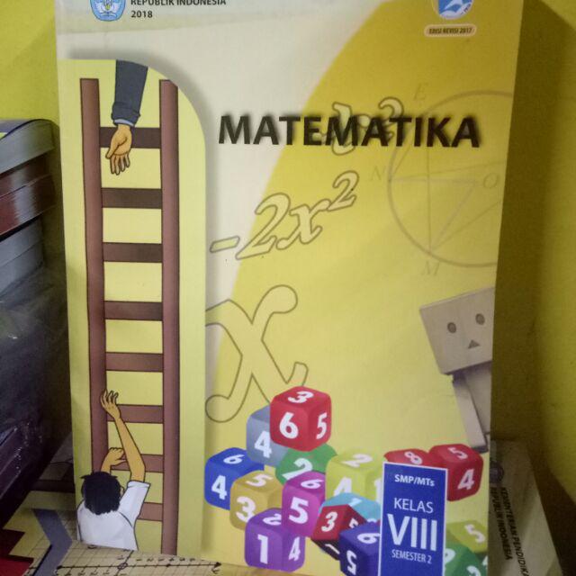 Harga satuan buku siswa dikbud k13 smp kelas 8 smtr 1 dan 2 edisi revisi 2017 cetakan 2020-Mtk smtr 2