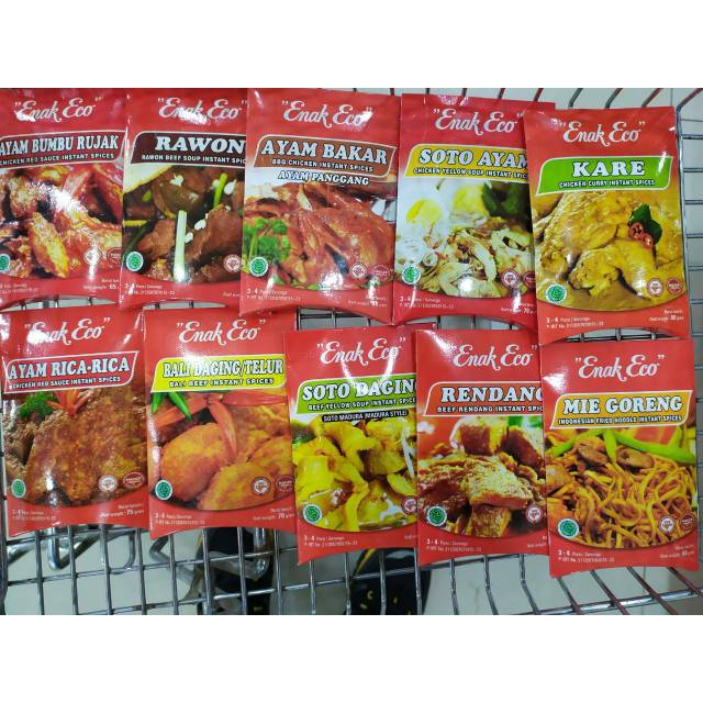 

Bumbu Instant Enak Eco isi 85 gr