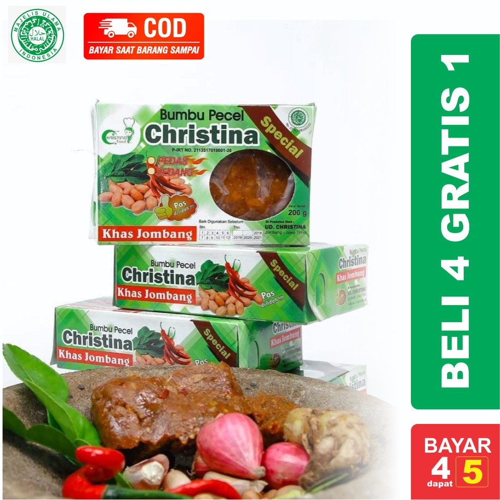 

Bumbu Pecel Instan / Bumbu Pecel Christina / Sambel Pecel Istimewa