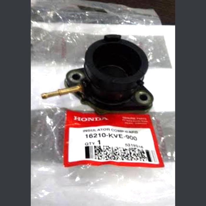 (100% ASLI ) Maniful / Insulator Megapro Monoshock Carburator (16210-KVE-900) Bagus