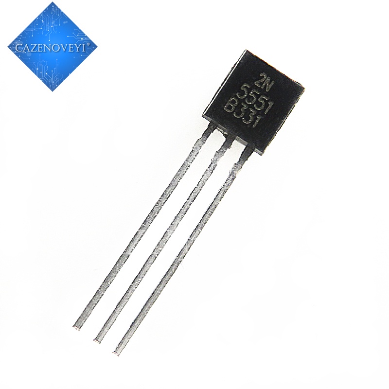 100Pcs / lot Amplifier 2N5551 TO-92 NPN General Purpose 0.6A 160V NPN