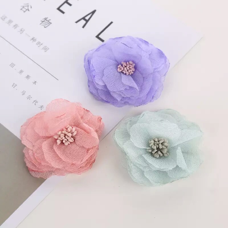 aplikasi bunga korea import 6cm kode BK01