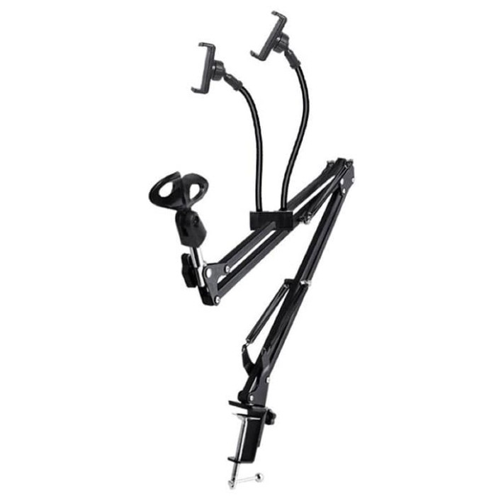 TaffSTUDIO Arm Stand Suspensi Lazypod Mikrofon Holder - NB-35 - Black