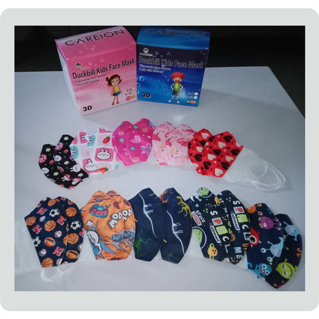 DUCKBILL ANAK MOTIF CAREION 1 BOX ISI 50 MIX MOTIF