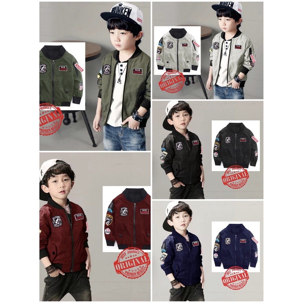 JAKET ANAK LAKI LAKI UMUR 5-7 TAHUN | JAKET BOMBER MICKEY | JAKET ANAK FASHION