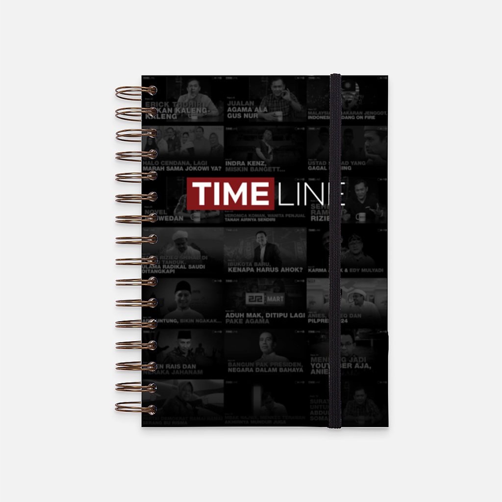 

Hard Cover Notebook Timeline Denny Siregar "Logo