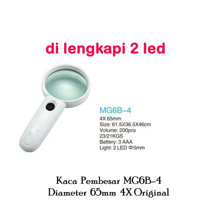 KACA LENSA PEMBESAR 65mm