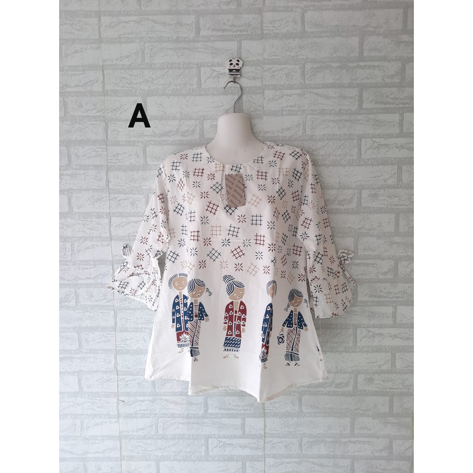 blouse batik lengan lonceng TEJO