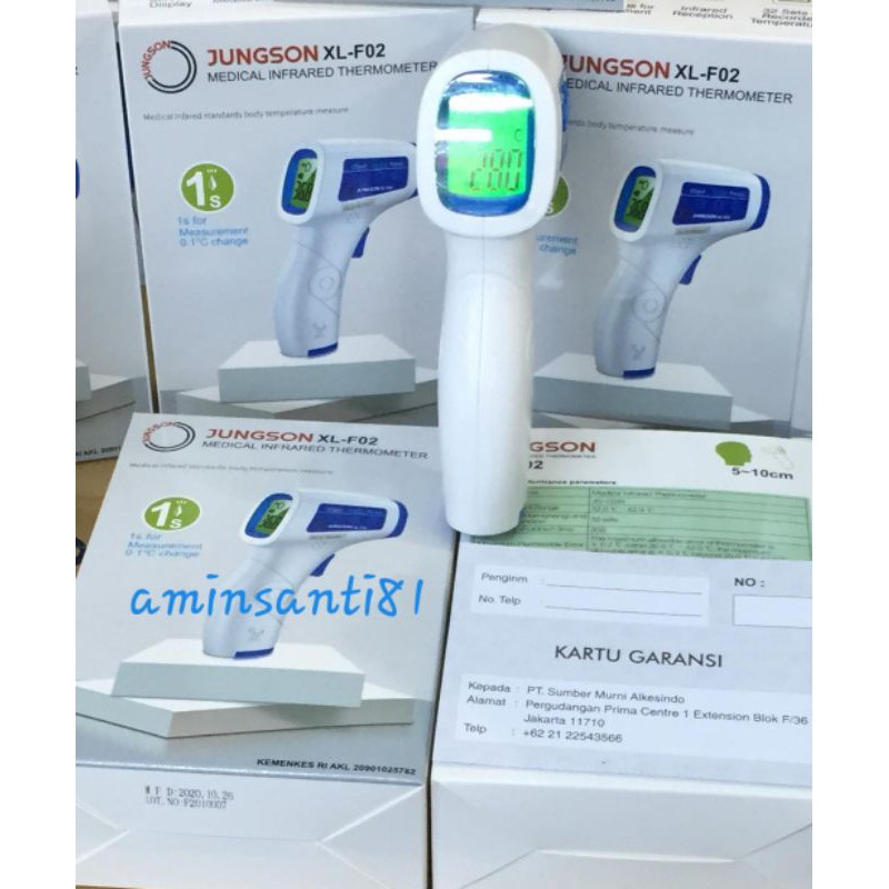 Thermometer Gun JUNGSON XL-F02/Thermometer Infrared Non Contact