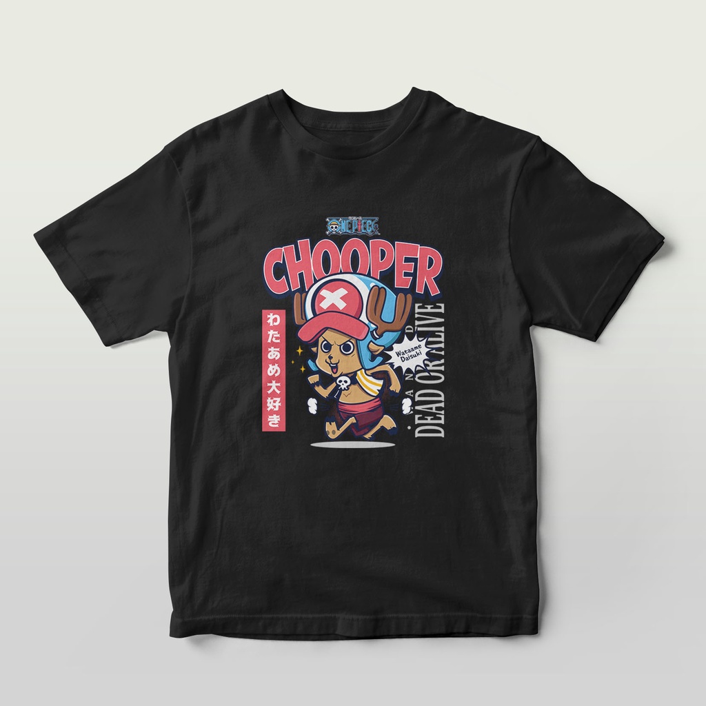 Kaos Chooper One Piece - Anime Manga One pieace Bahan Combed Premium