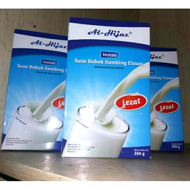 

Susu Bubuk Kambing Ettawa Etawa Al-Hijaz 250 gram