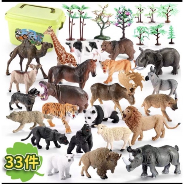 

set of miniature animals - pretend toys Berkualitas