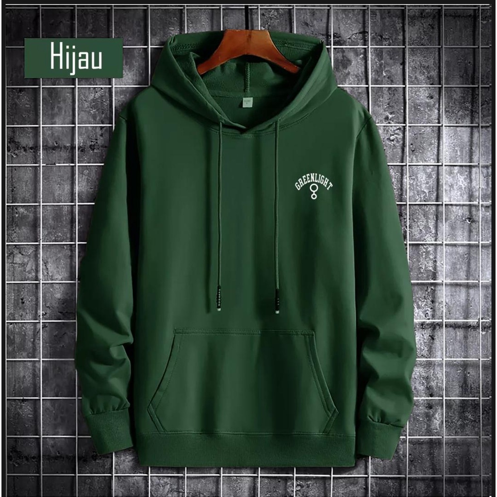 GREENLIGHT ORIGINAL Jaket Distro Sweater Oblong Pria Wanita - Berlaku pembayaran melalui COD - Hoodie Murah