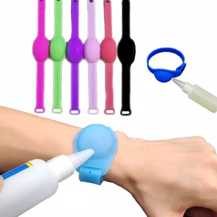 Gelang Hand Sanitizer band portable Silikon