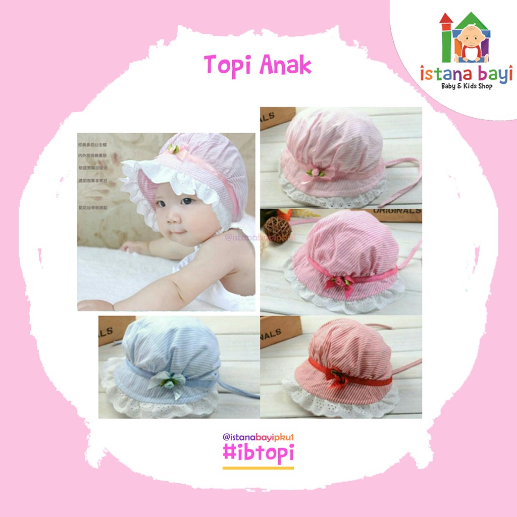 Topi Bayi import - Topi bayi lucu A003/Korean baby hat