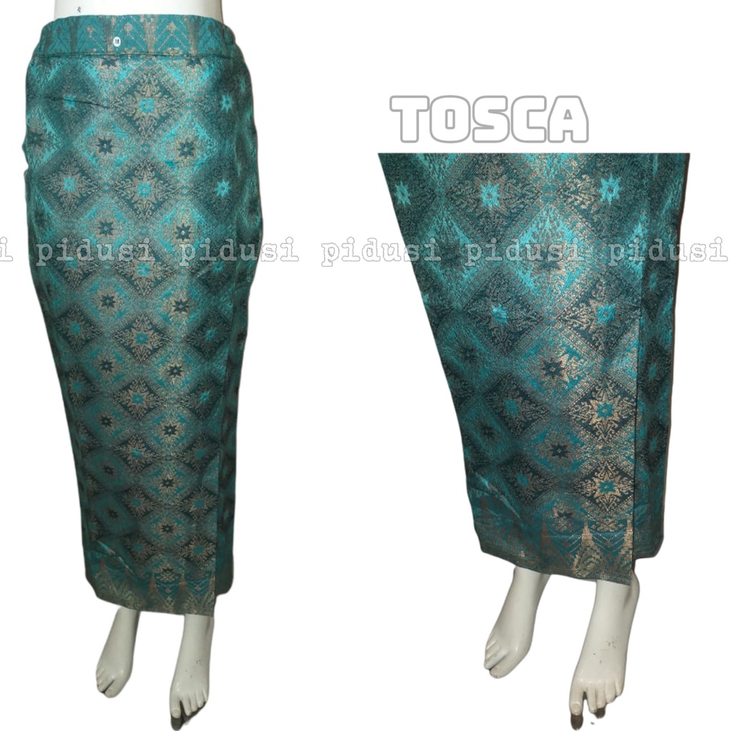 ROK SPAN MOTIF SONGKET / ROK SPAN / ROK WISUDA / ROK PESTA / ROK SONGKET FORMAL