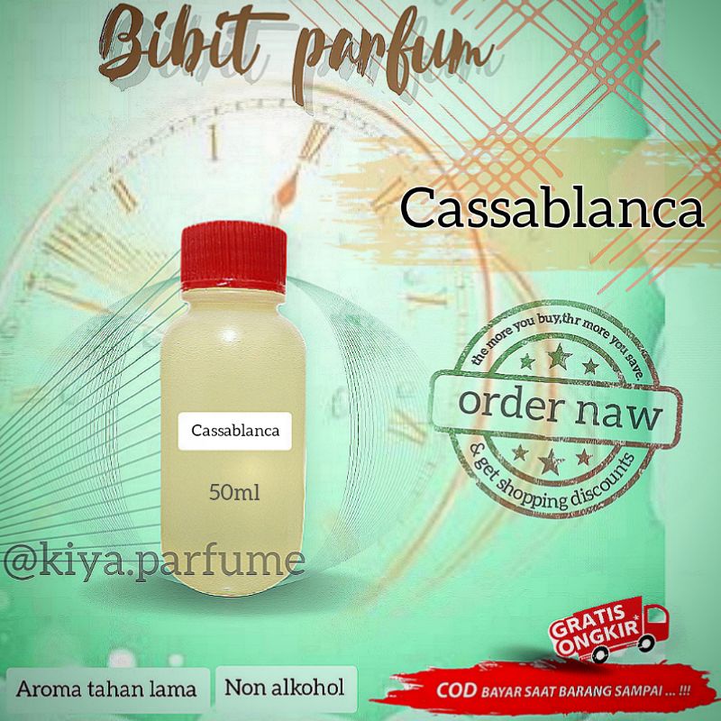 bibit parfum CASABLANCA parfum tahan lama parfum pria parfume minyak wangi - 50ml