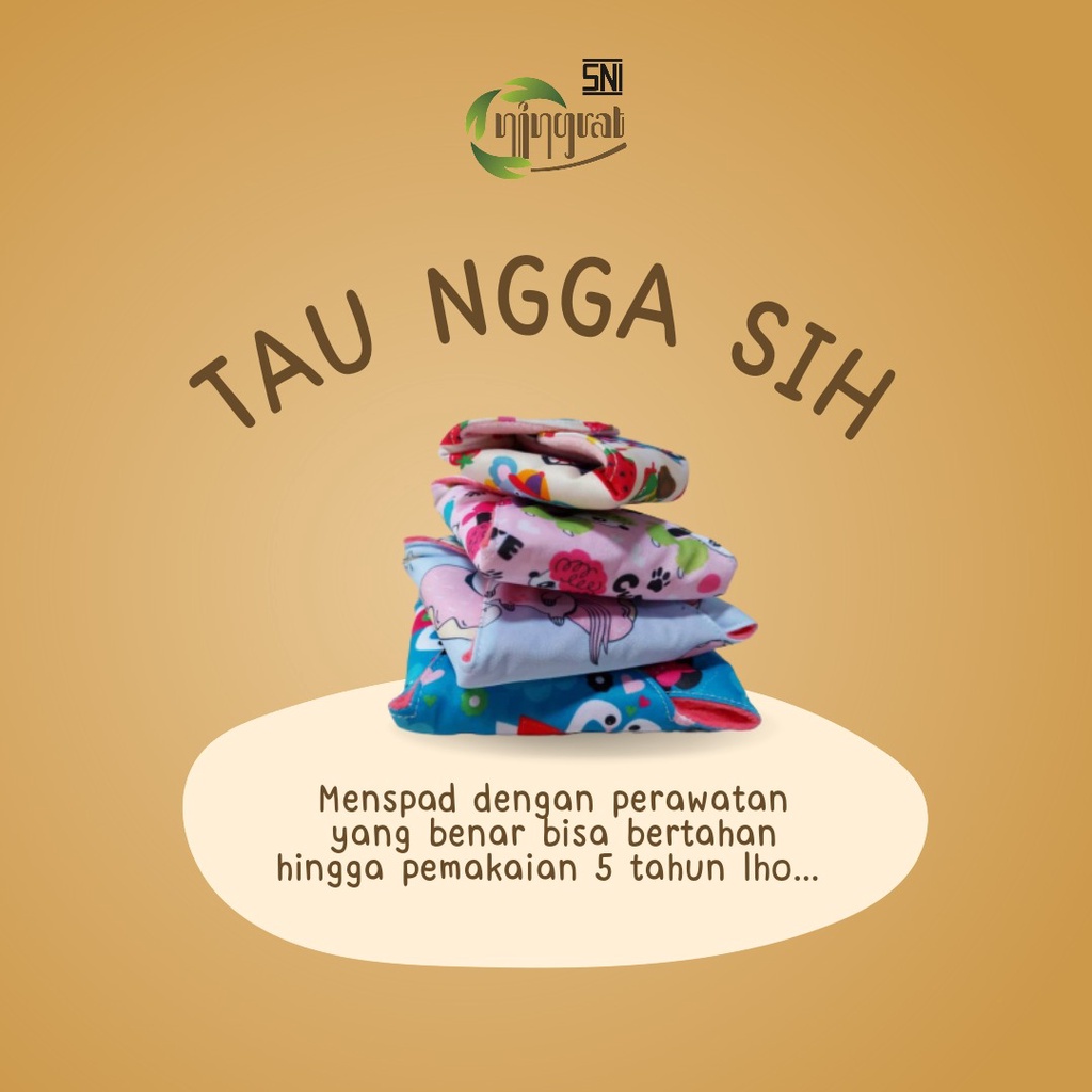 [PROMO] Mens Ningrat - Pembalut Kain - Pembalut Cuci Ulang