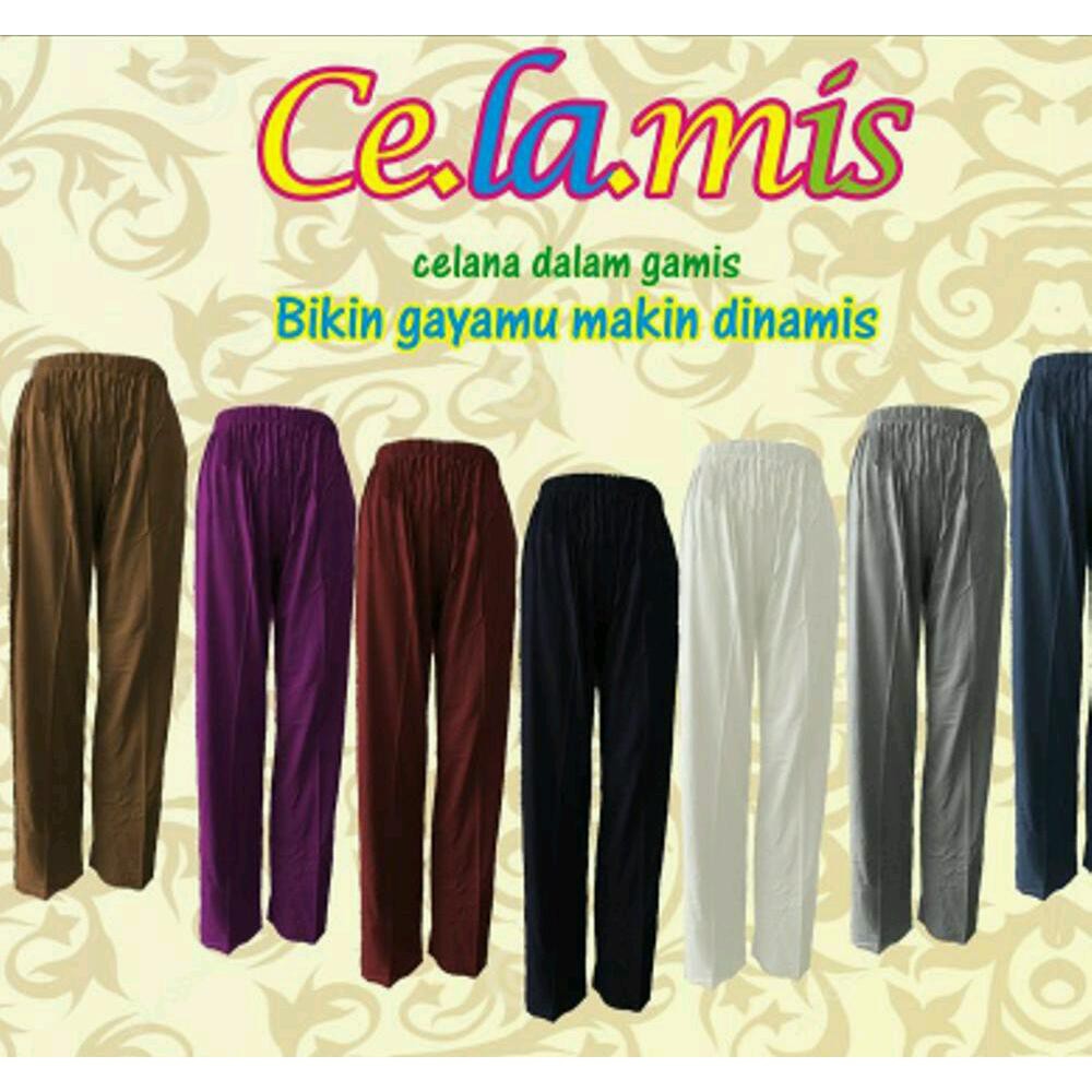 CELAMIS INNER Celana Dalam Gamis Jumbo LOSS (Inner Gamis) LEGGINGS GAMIS Bahan PE / ALADIN PANJANG